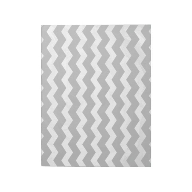 Bloco De Notas Kohl Black Chevron Pattern (Invertido)