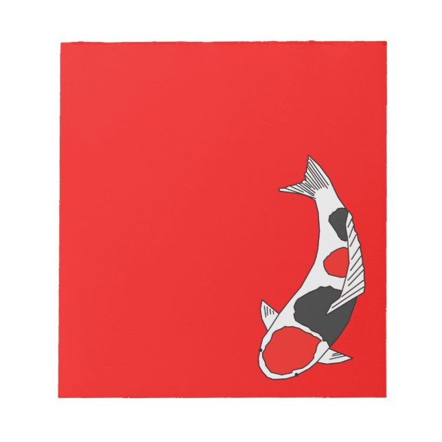Bloco De Notas Koi Fish (Frente)