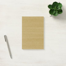 Kraft Paper Style Blank Post-it® Notes