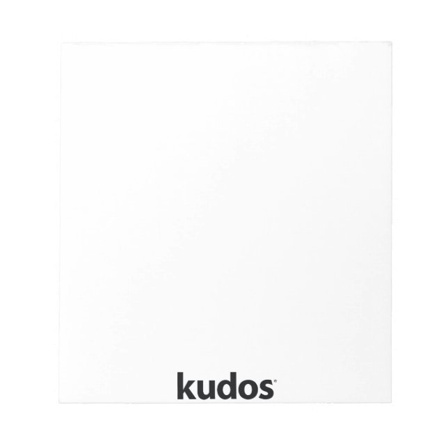 Bloco De Notas Kudos® (Frente)