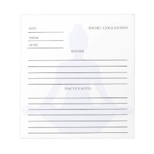 Bloco De Notas Kundenspezifischer Yoga Energie Wellness