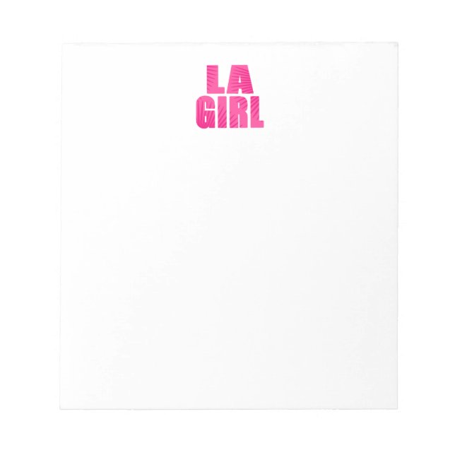 Bloco De Notas LA Girl (Frente)