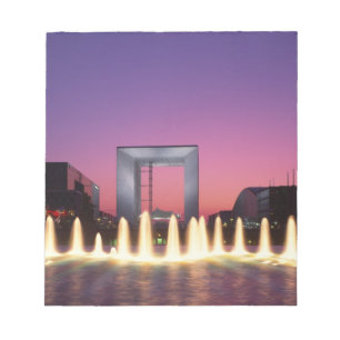 Bloco De Notas La Grande Arche, La Defense, Paris, França