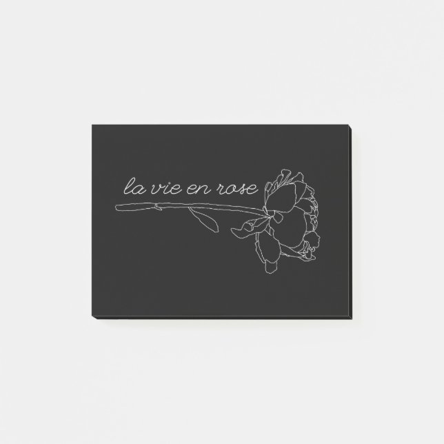 Bloco De Notas la vie en rosa (Frente)