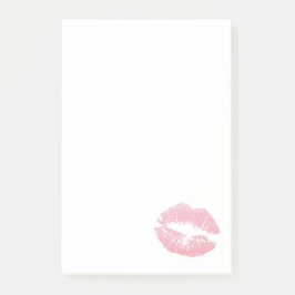 Bloco De Notas Lábios de brilho rosados sexy brilhantes