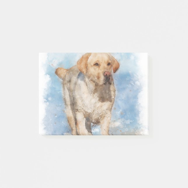 Bloco De Notas Laboratório na aquarela de praia (Frente)