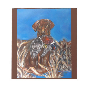 BLOCO DE NOTAS LABRADOR CHOCOLATE