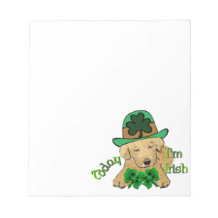 Bloco De Notas Labrador Retriever St Pattys