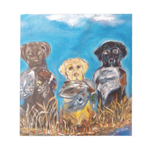 BLOCO DE NOTAS LABRADORES RETRIEVERS