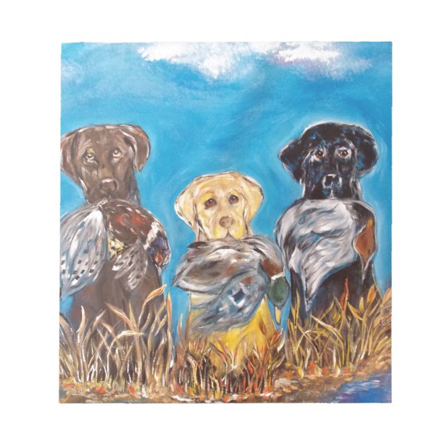 BLOCO DE NOTAS LABRADORES RETRIEVERS (Frente)