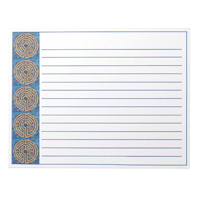 Bloco De Notas LABYRINTH IV Notepad + Linhas de 11"x8,5" (Frente)