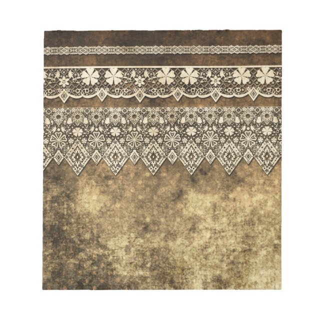 Bloco De Notas Lace de Vintage (Frente)