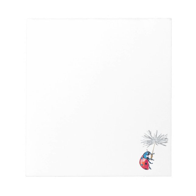 Bloco De Notas Ladybug / ladybird (Frente)