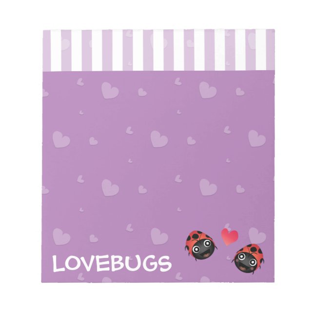 Bloco De Notas Ladybug Love (Frente)