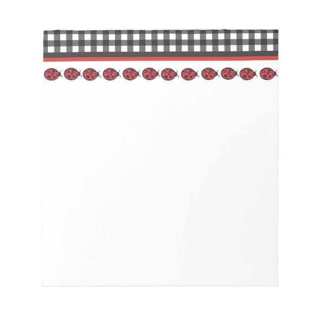 Bloco De Notas Ladybug Notepad (Frente)