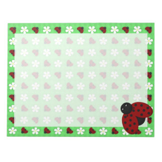 Bloco De Notas Ladybugs e Daisies