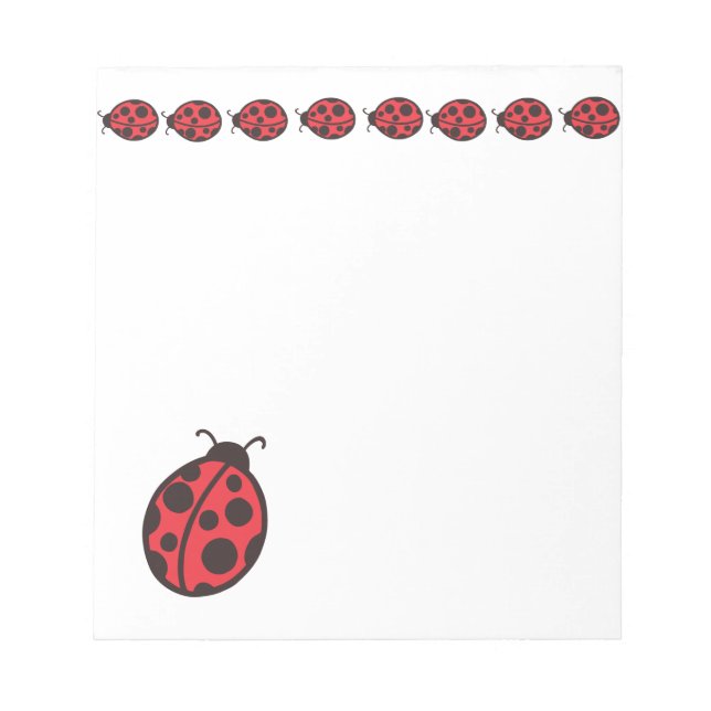 Bloco De Notas Ladybugs Notepad (Frente)