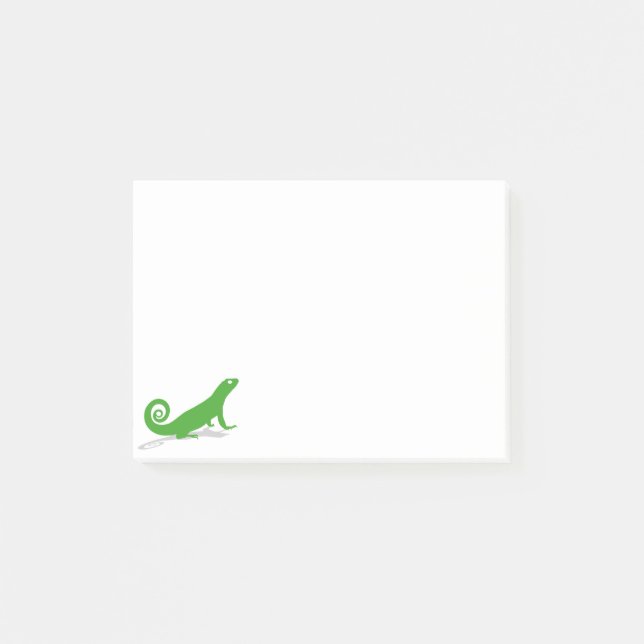 Bloco De Notas Lagarto verde (Frente)