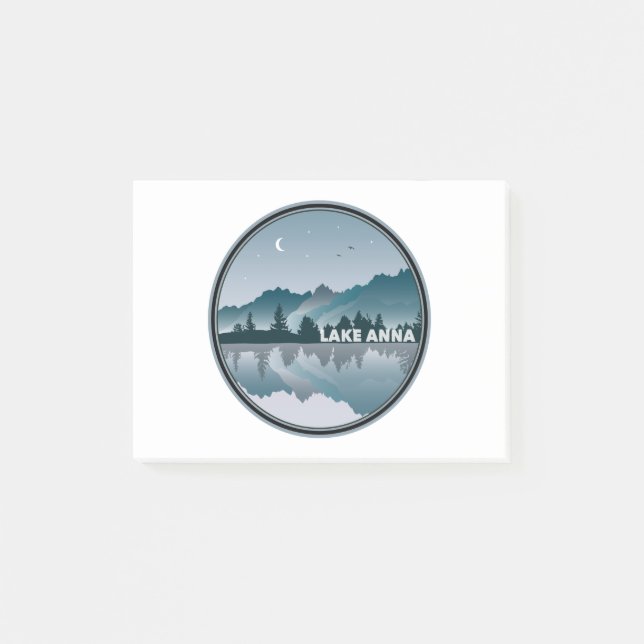 Bloco De Notas Lago Anna Virginia Refletion (Frente)