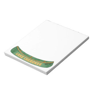 Bloco De Notas Lago Cherokee Notepad