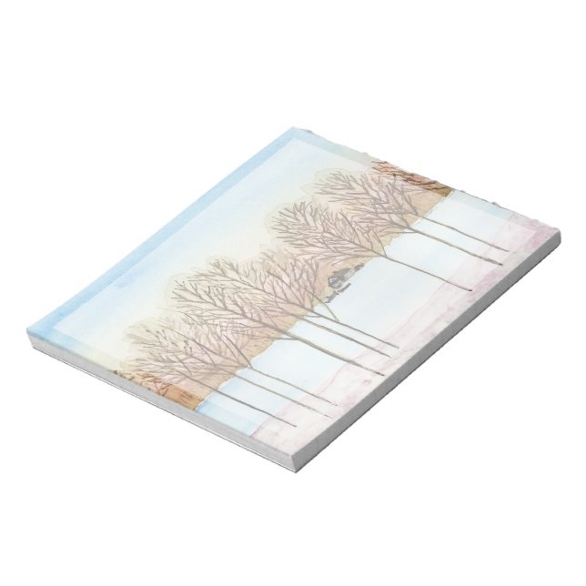 Bloco De Notas Lago de inverno Getaway (Invertido)