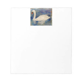 Bloco De Notas Lago Refletions Swan