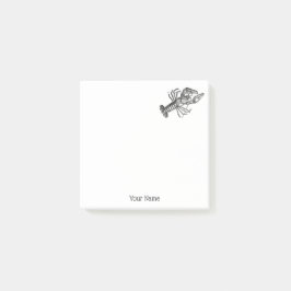 Bloco De Notas Lagosta Vintage #1 Desenho