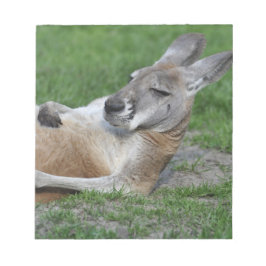 Bloco De Notas Laid-back Kangaroo