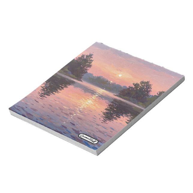 Bloco De Notas Lake During Dusk (Invertido)