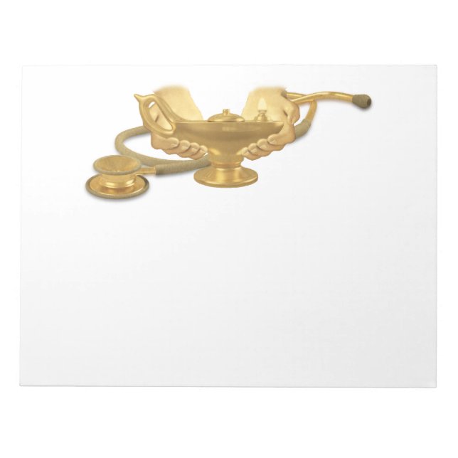 Bloco De Notas Lâmpada de Enfermagem (Frente)