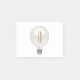 Bloco De Notas Lâmpada LED decorativa
