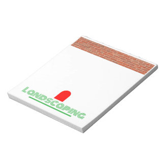 Bloco De Notas Landscaping Notepad