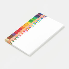 Bloco De Notas Lápis coloridos