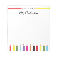 Lápis Coloridos Nota do Professor