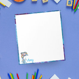 Bloco De Notas Lápis de Cor Personalizado Golfinho Saltando