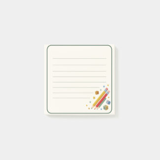 Bloco De Notas lápis escolares coloridos