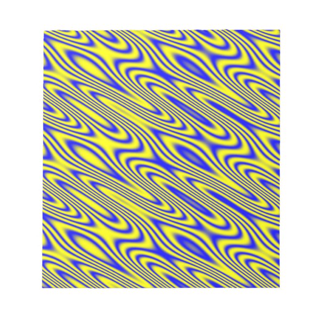 Bloco De Notas Lapis Lasuli Swirlies Notepad (Frente)