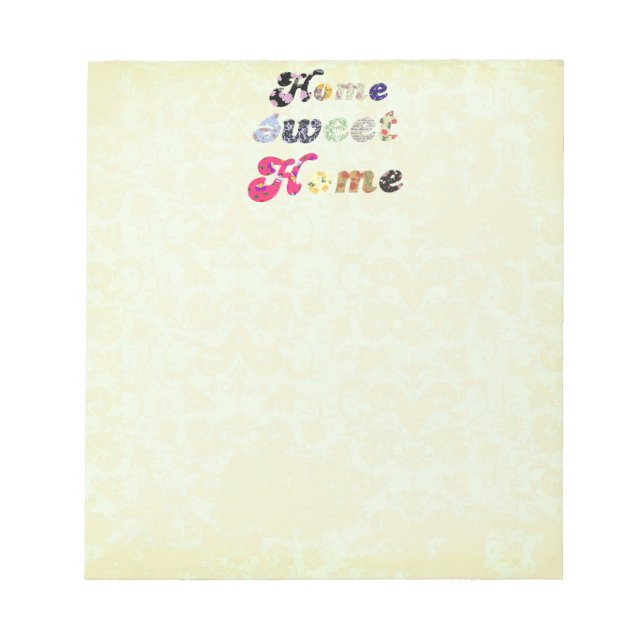 Bloco De Notas Lar Doce Lar (Frente)