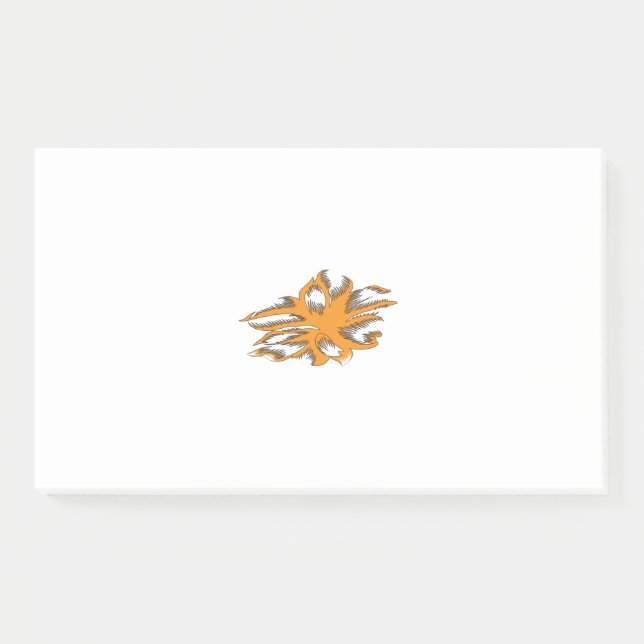 Bloco De Notas Laranja Amarelo, Orangular, decorativo amarelo (Frente)