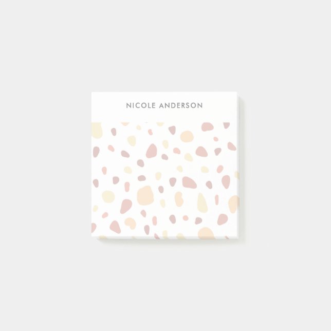 Bloco De Notas Laranja Amarelo Terracotta Personalizado (Frente)