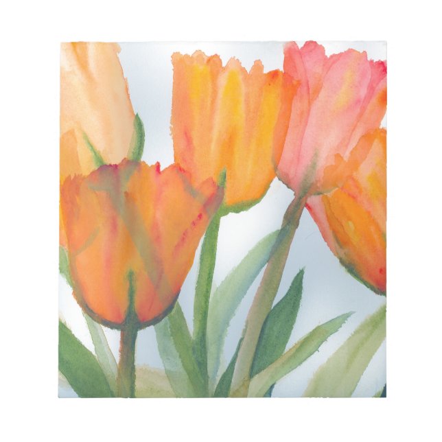 Bloco De Notas Laranja Citrus Tulips (Frente)