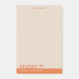 Bloco De Notas Laranja - Série Natural