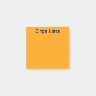 Bloco De Notas Laranja Simples