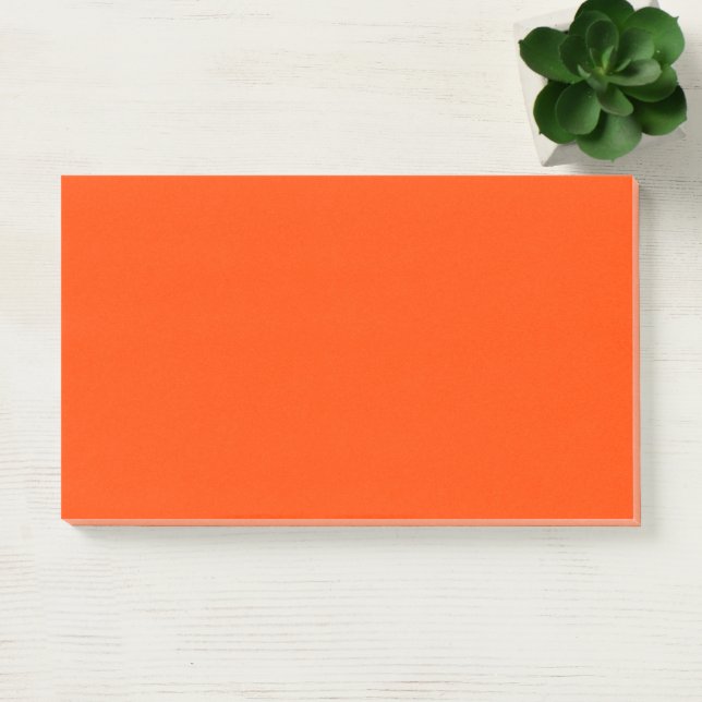 Bloco De Notas Laranja Vermelho Simples 10" x 6" (Escritótio)