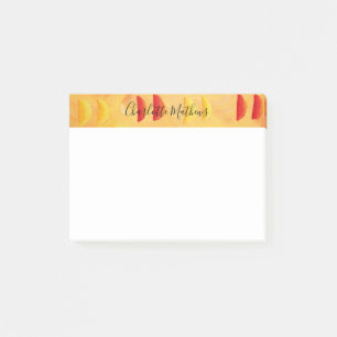 Bloco De Notas Laranjas e Limões Cítrico Personalizado