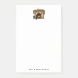 Bloco De Notas Lareira Vitoriana Cozy