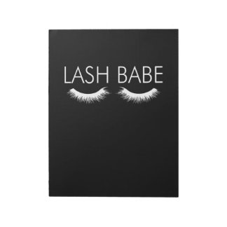 Bloco De Notas Lash Babe Lash Artista Tech Lash Bab