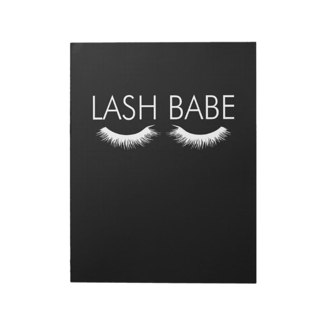 Bloco De Notas Lash Babe Lash Artista Tech Lash Bab (Invertido)