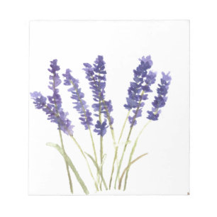 Bloco De Notas Lavandas flores lavanda francesa