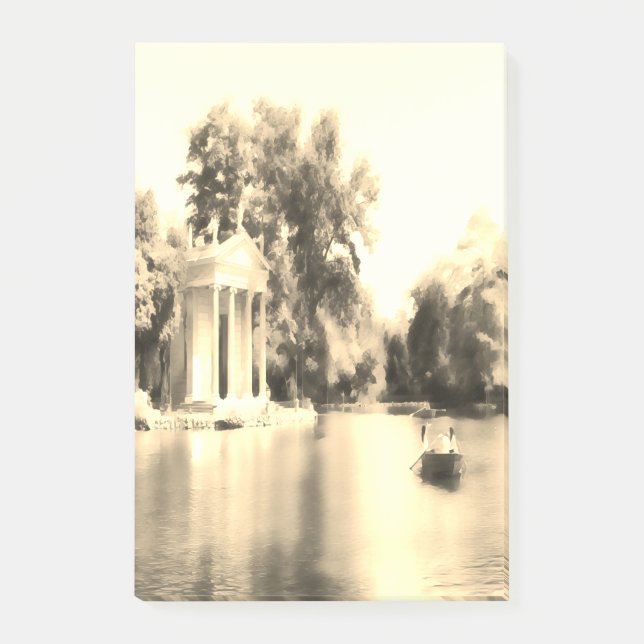 Bloco De Notas ldp VILLA BORGHESE GARDENS - Roma - (Frente)